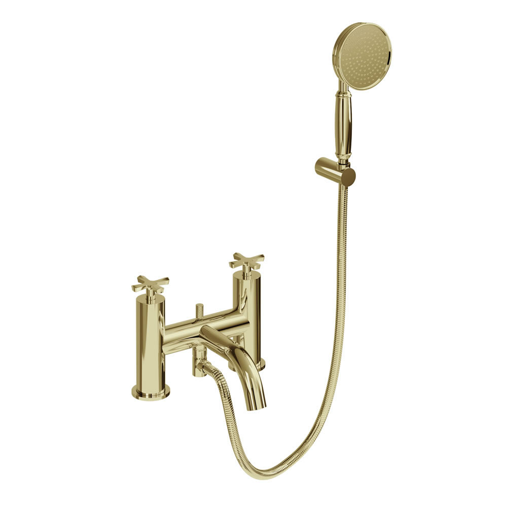 Riviera bath/shower mixer Gold